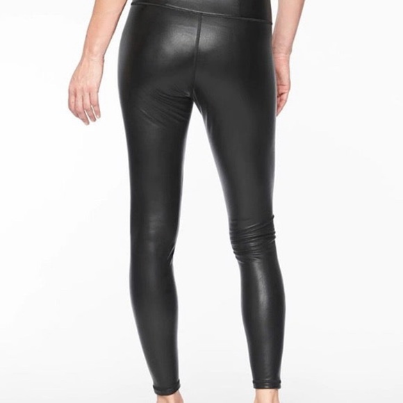 Athleta Allover Gleam Faux Leather Leggings - Picture 3 of 6